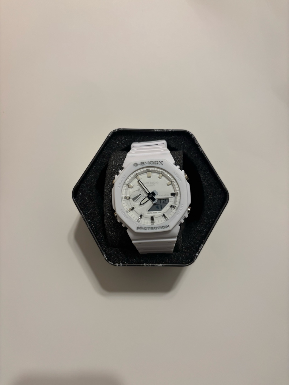 Casio White G-Shock Resin Men's Watch